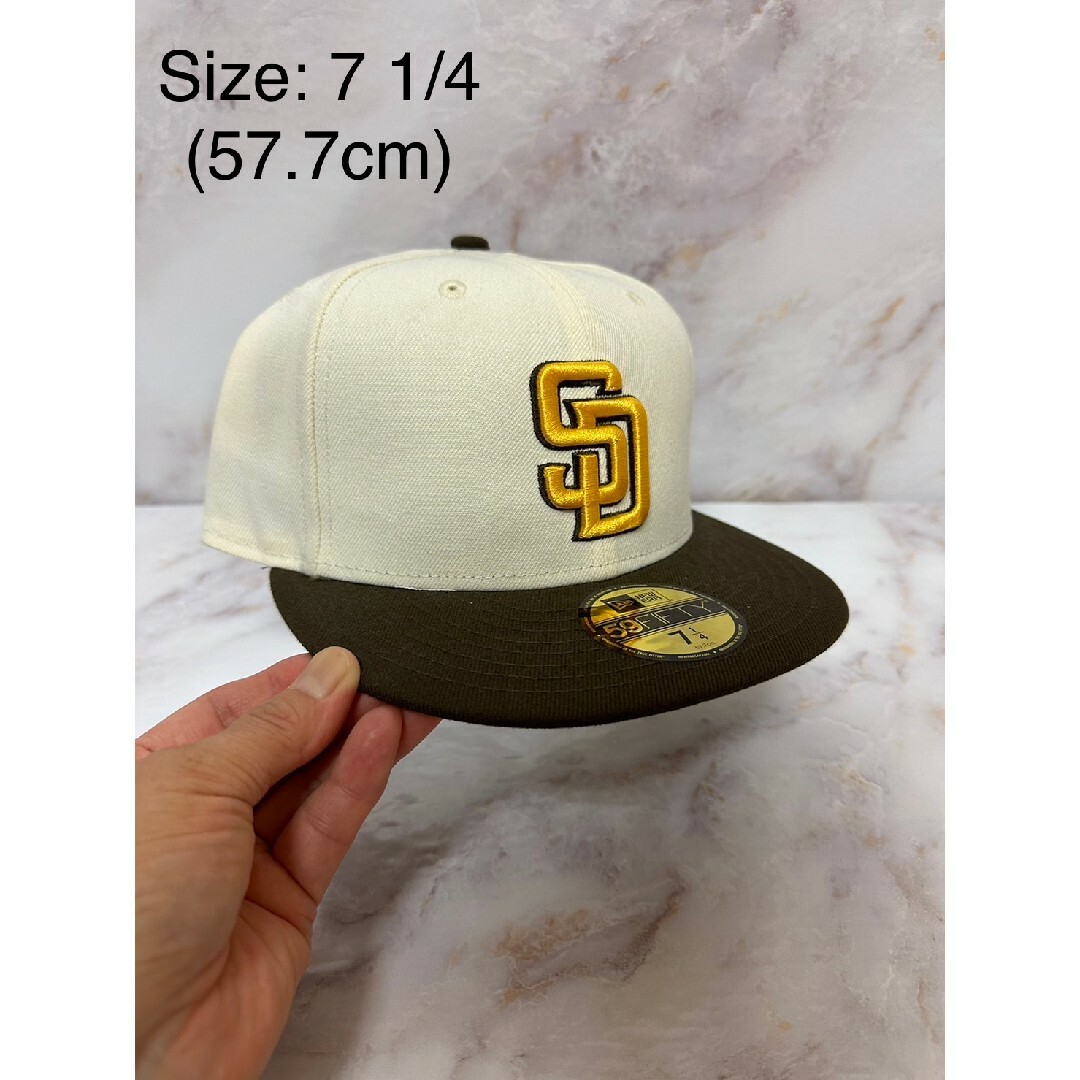 Newera 59fifty サンディエゴパドレス ツートンカラー キャップ