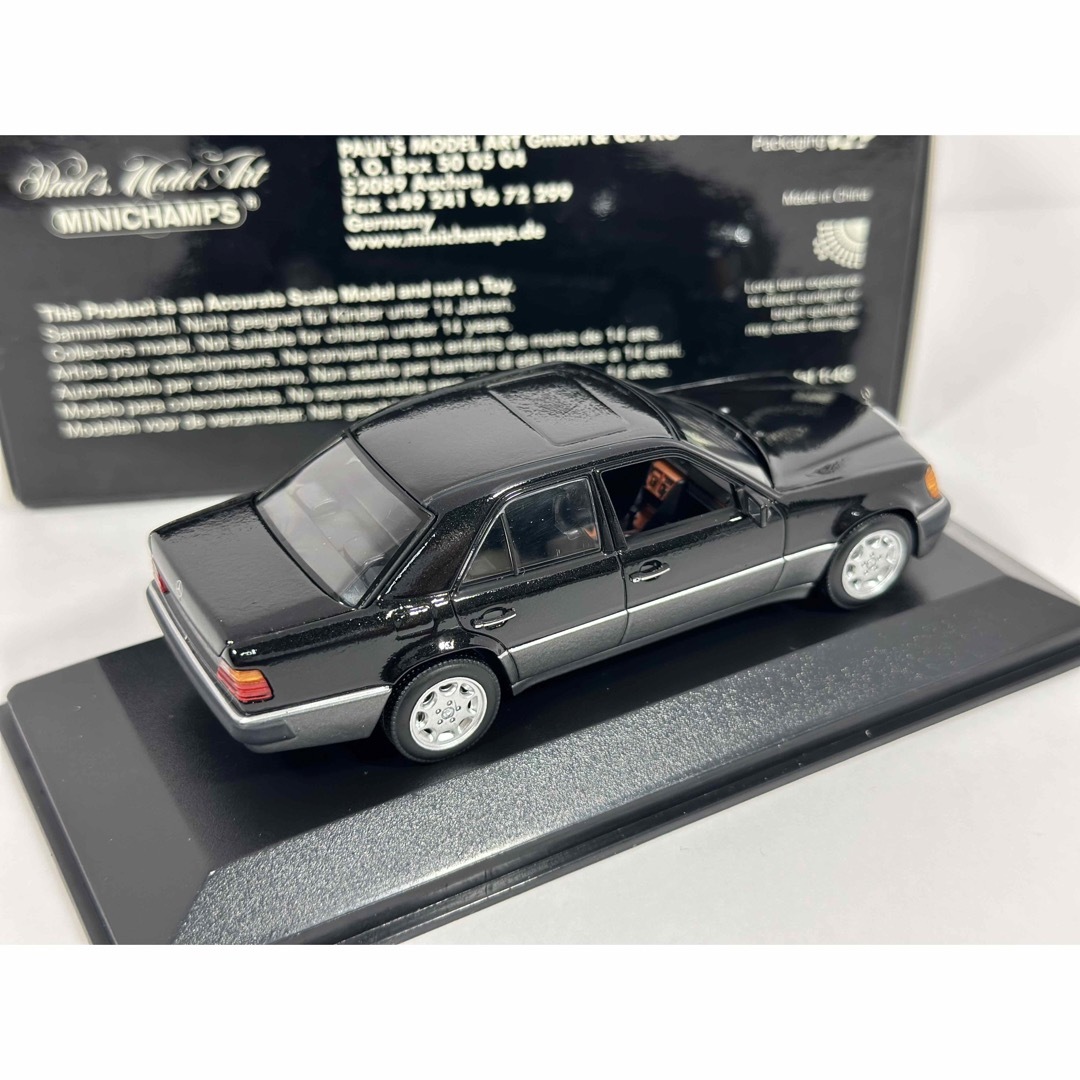 中古品 1/43 メルセデスベンツ W124 500E 1990 ブラック