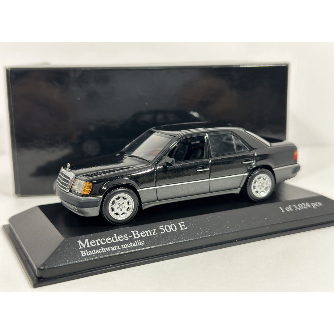 品 1/43 メルセデスベンツ W124 500E 1990 ブラック