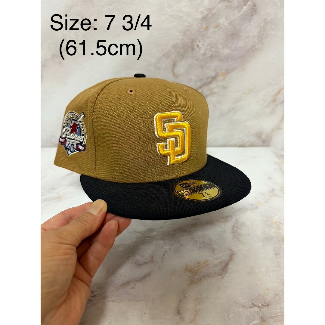 帽子Newera 59fifty サンディエゴパドレス 40thアニバーサリー
