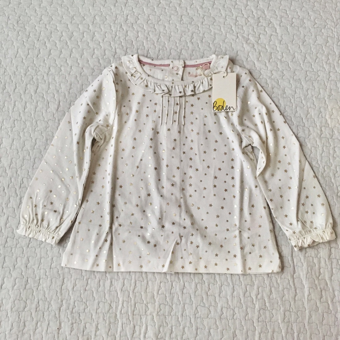 Boden(ボーデン)の新品 ミニボーデン 長袖Tシャツ 90 95 キッズ/ベビー/マタニティのキッズ服女の子用(90cm~)(Tシャツ/カットソー)の商品写真