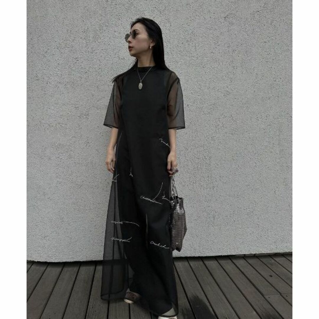 KEITAMARUYAMA ×AMERI SHEER LAYERED DRESS