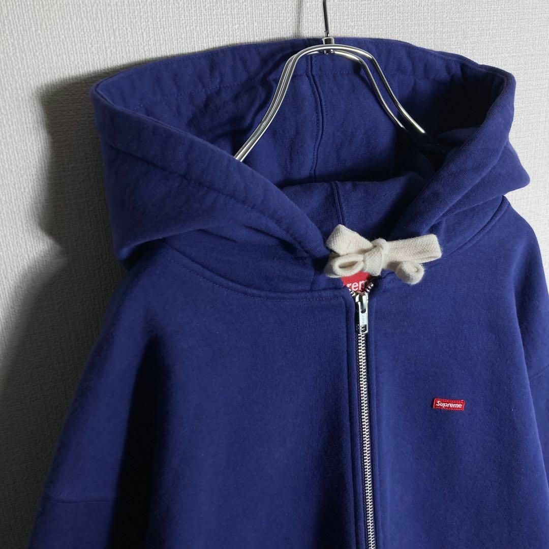 美品 Supreme シュプリーム ボックス刺繍ロゴ入り パーカー