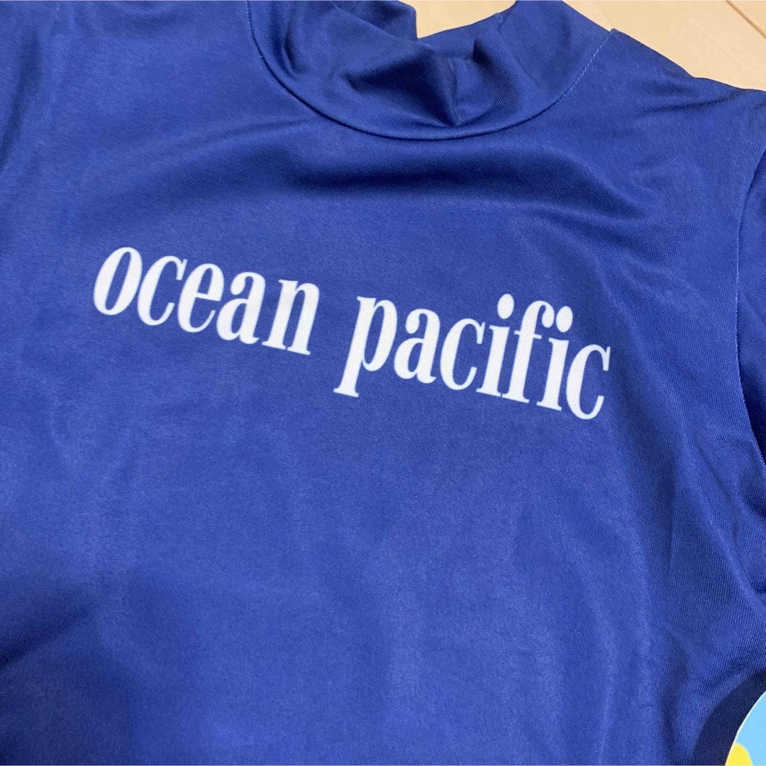 OCEAN PACIFIC(オーシャンパシフィック)の⭐︎新品　オーシャンパシフィック　OP ラッシュガード　ブルー　110 キッズ/ベビー/マタニティのキッズ服男の子用(90cm~)(水着)の商品写真