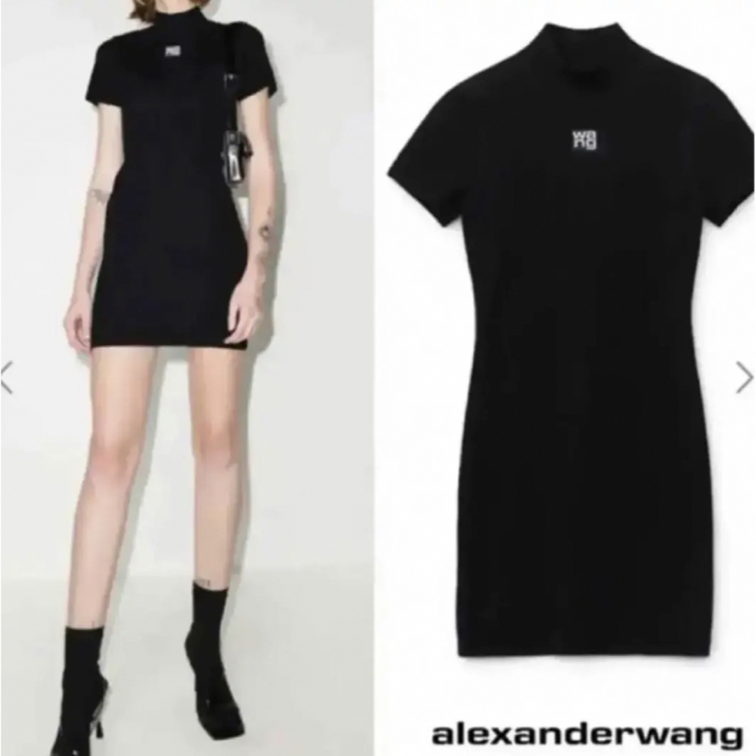 ALEXANDERWANG ボディコン モックネックドレス