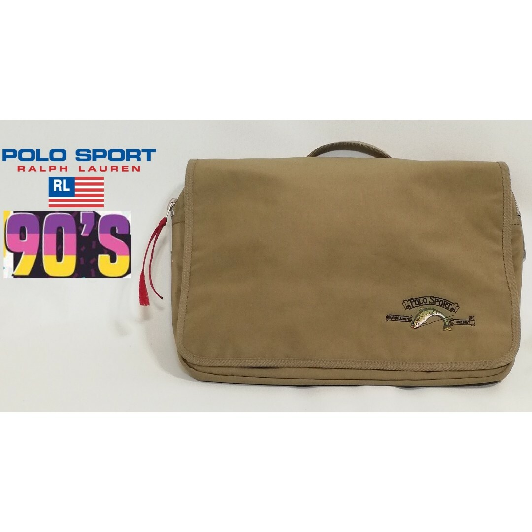 5 90年代 POLO SPORT フィッシング ショルダーバッグ | フリマアプリ ラクマ