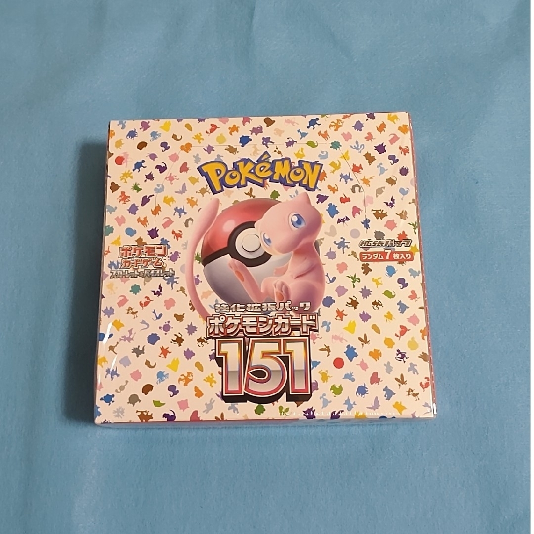 パンチホールカメラ ポケモンカード 151 シュリンク付き 未開封 1box