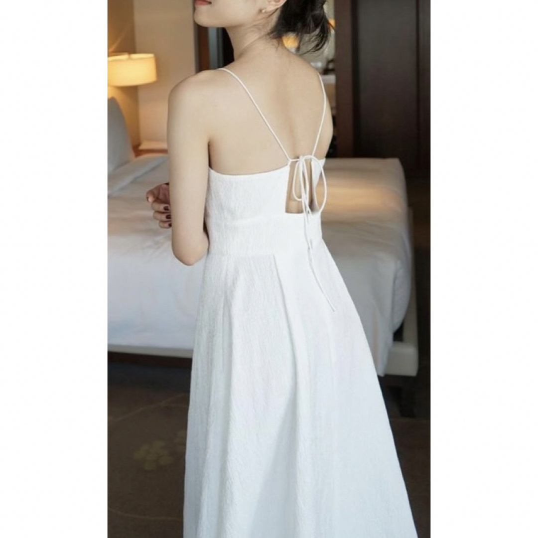 ánuans(アニュアンス)の値下【L’AUBE BLANC】Open Back Jacquard Dress レディースのワンピース(ロングワンピース/マキシワンピース)の商品写真