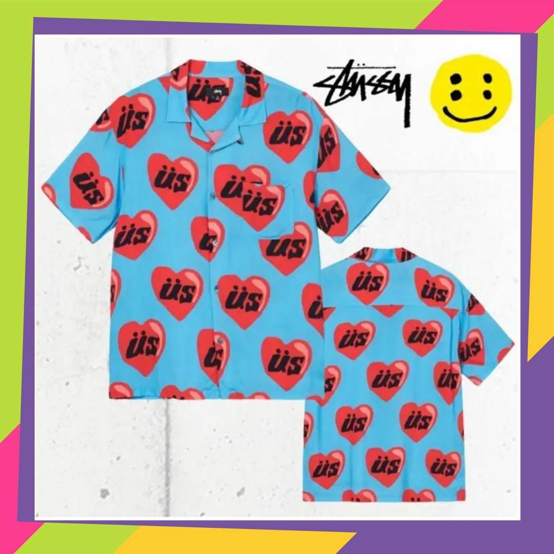 Stussy CPFM & HEART SHIRT ステューシー ハート L