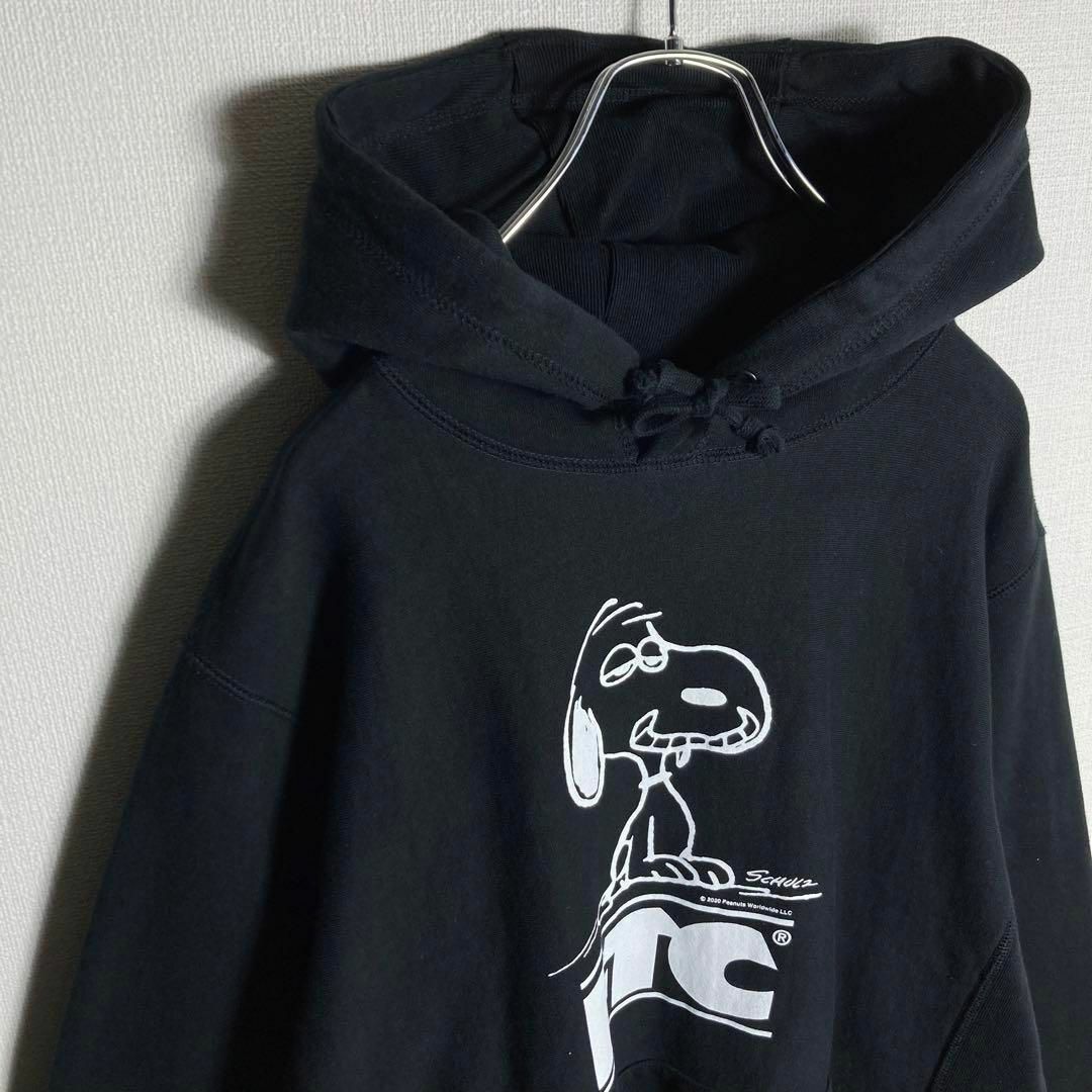 美品】FTC x PEANUTS ビッグロゴ入りコラボパーカー 人気Lサイズ