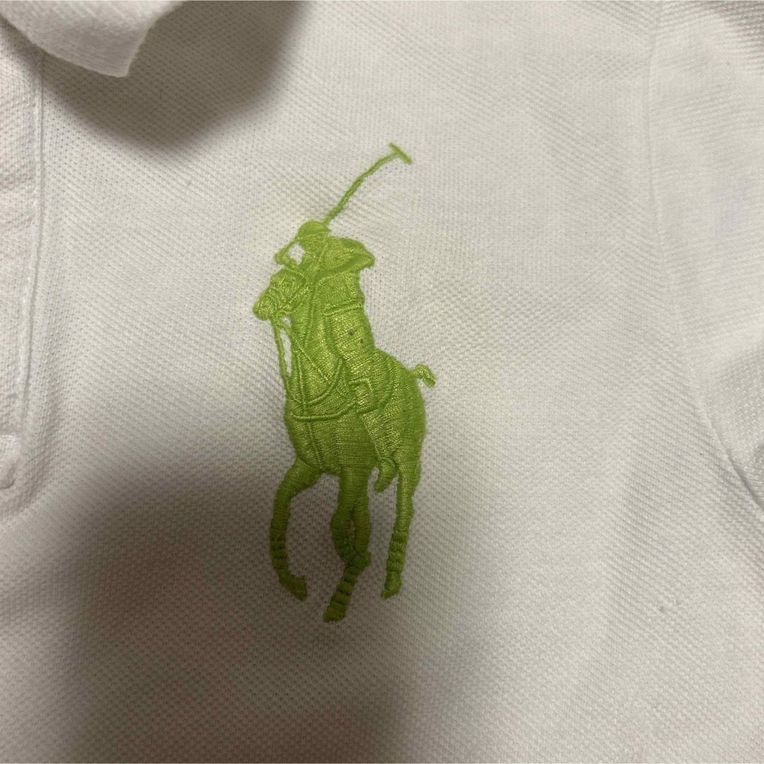 POLO RALPH LAUREN(ポロラルフローレン)のRalph Lauren ラルフローレン　130 ポロシャツ　ホワイト キッズ/ベビー/マタニティのキッズ服男の子用(90cm~)(Tシャツ/カットソー)の商品写真