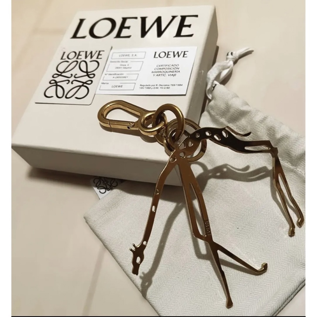 LOEWE ジラフ ゴールド チャーム