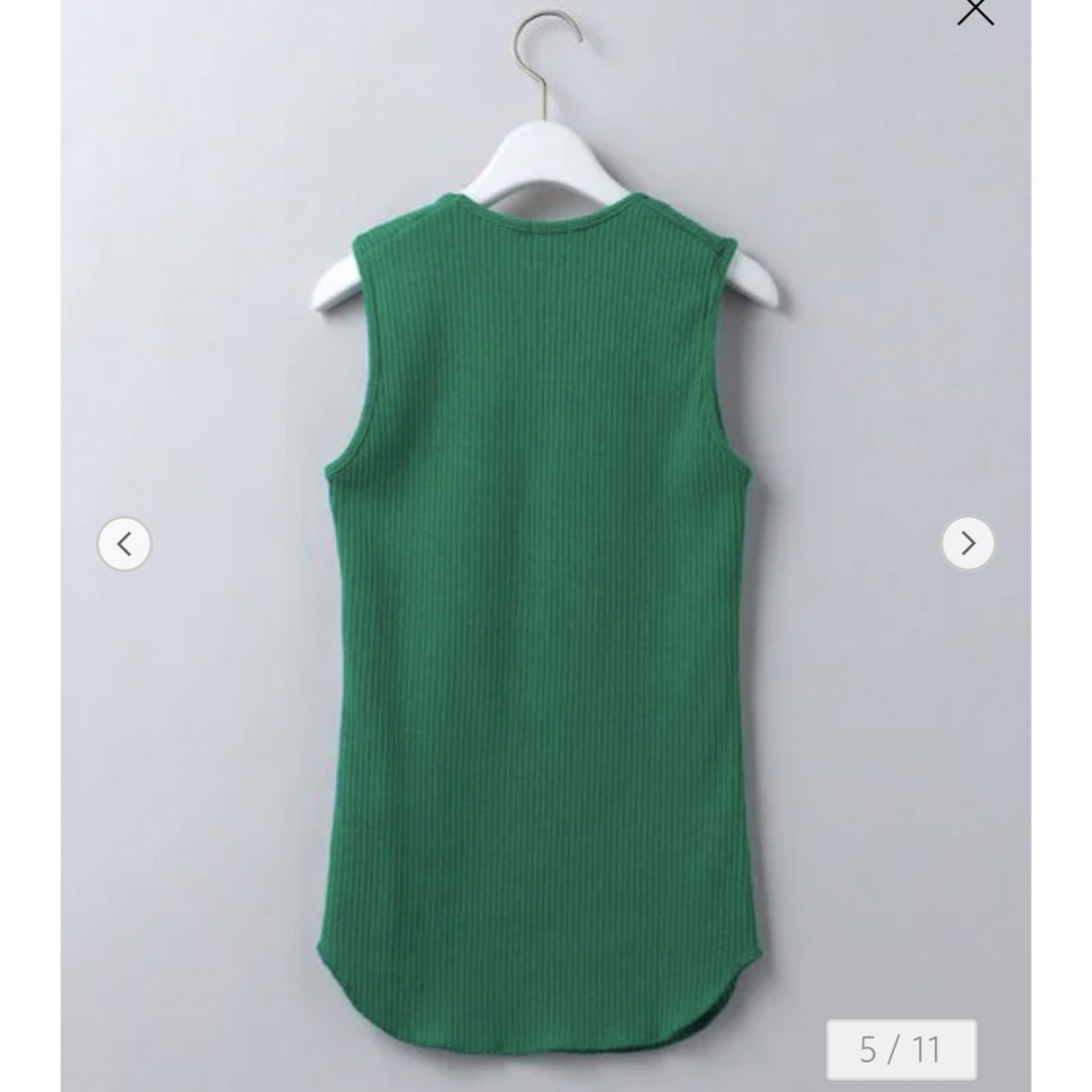 6 (ROKU)(ロク)の6 ROKU タンクトップ　COTTON RIB TANK TOP/タンクトップ レディースのトップス(タンクトップ)の商品写真