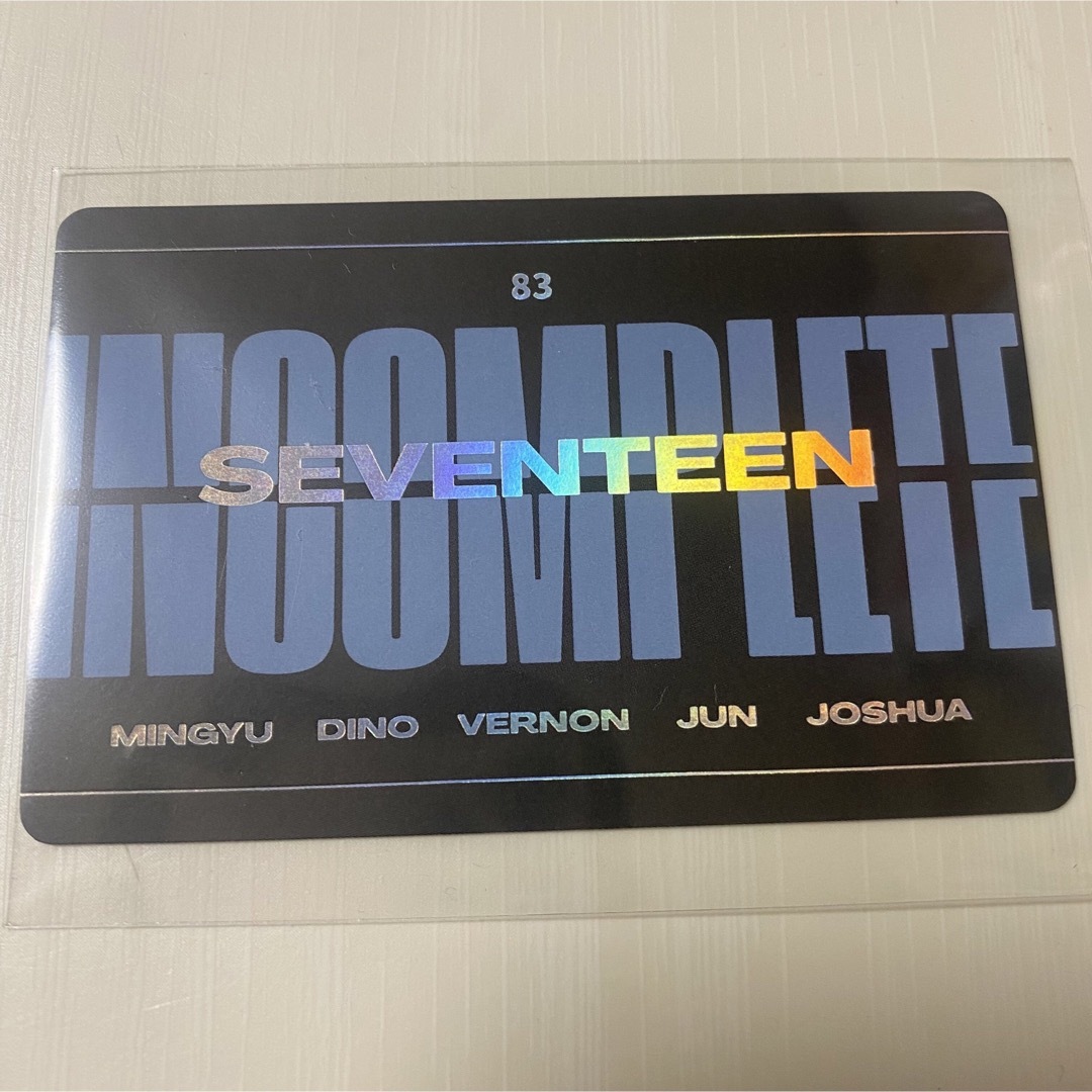 SEVENTEEN - ユニット トレカ インコンプリート INCOMPLETE ミンギュ