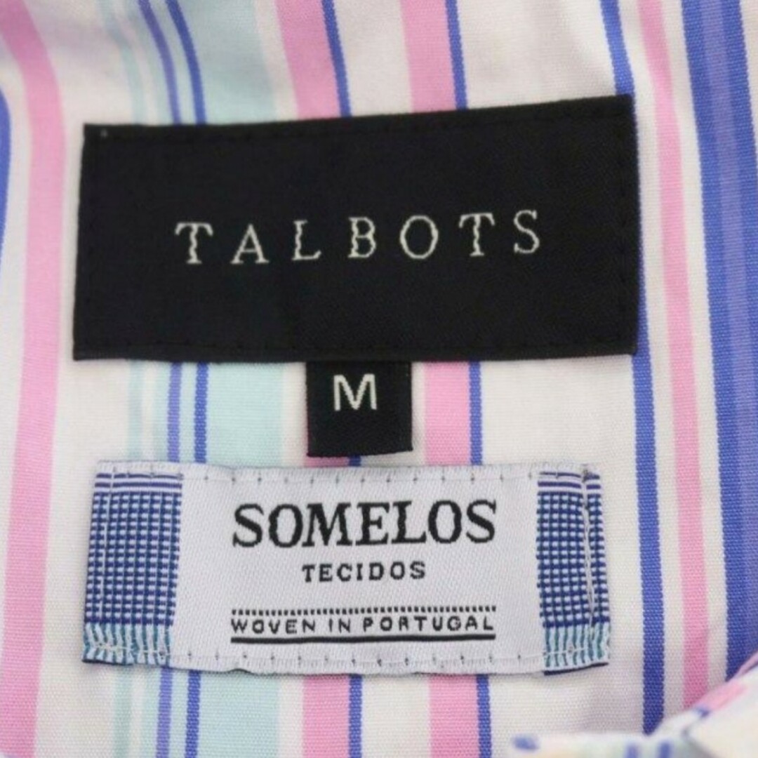 TALBOTS マルチカラーストライプ　シャツワンピース レディースのワンピース(ロングワンピース/マキシワンピース)の商品写真