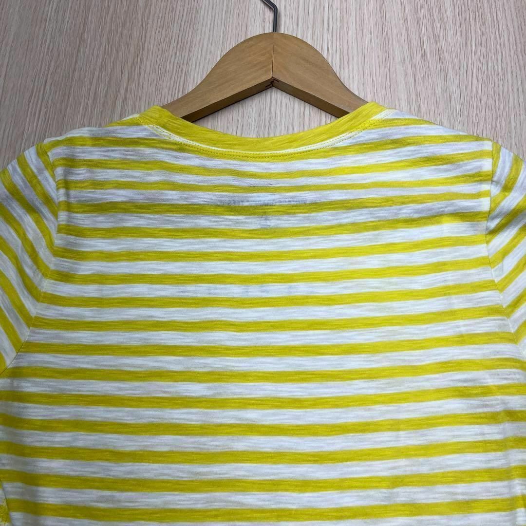 J.Crew - ○ J.Crew ジェイクルー 半袖 Tシャツ ボーダー イエロー 美 ...