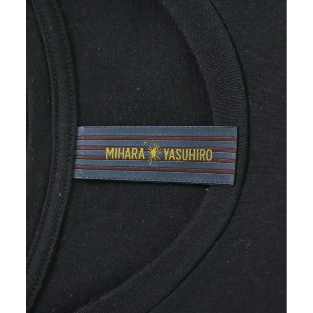MIHARAYASUHIRO(ミハラヤスヒロ)のMIHARA YASUHIRO Tシャツ・カットソー 46(M位) 黒 【古着】【中古】 メンズのトップス(Tシャツ/カットソー(半袖/袖なし))の商品写真