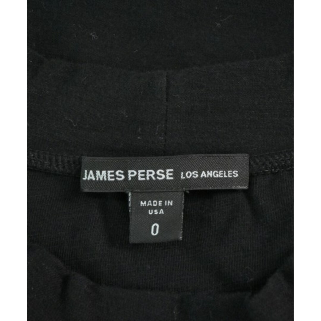 JAMES PERSE(ジェームスパース)のJAMES PERSE ジェームスパース Tシャツ・カットソー 0(XS位) 黒 【古着】【中古】 レディースのトップス(カットソー(半袖/袖なし))の商品写真