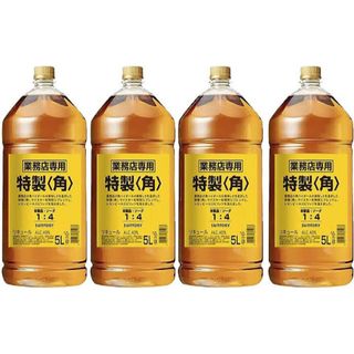 サントリー　角瓶　特製　5L 4本セット