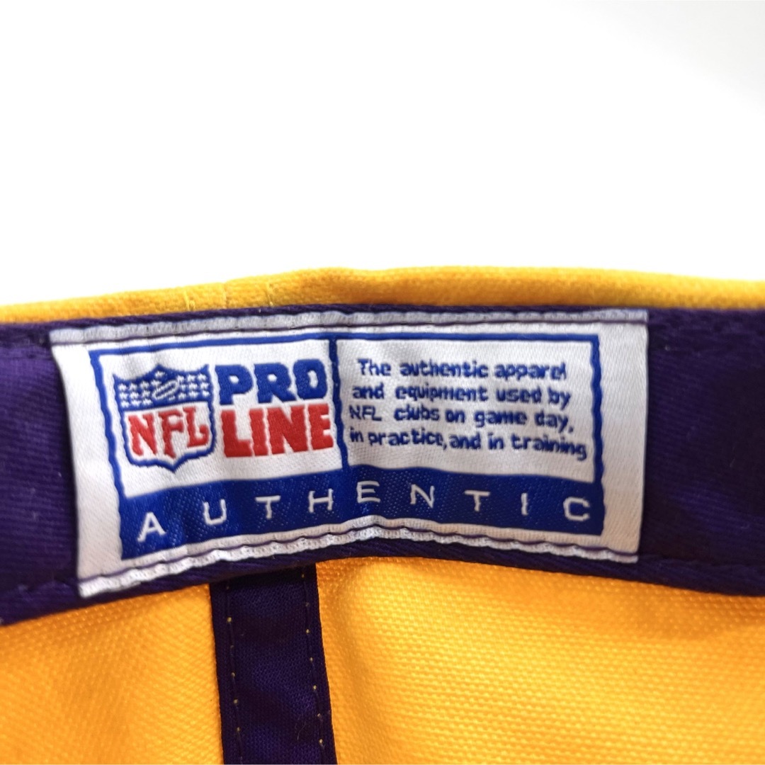 PUMA(プーマ)の90s PUMA製 NFL ミネソタバイキングス チーム刺繍ロゴキャップ メンズの帽子(キャップ)の商品写真