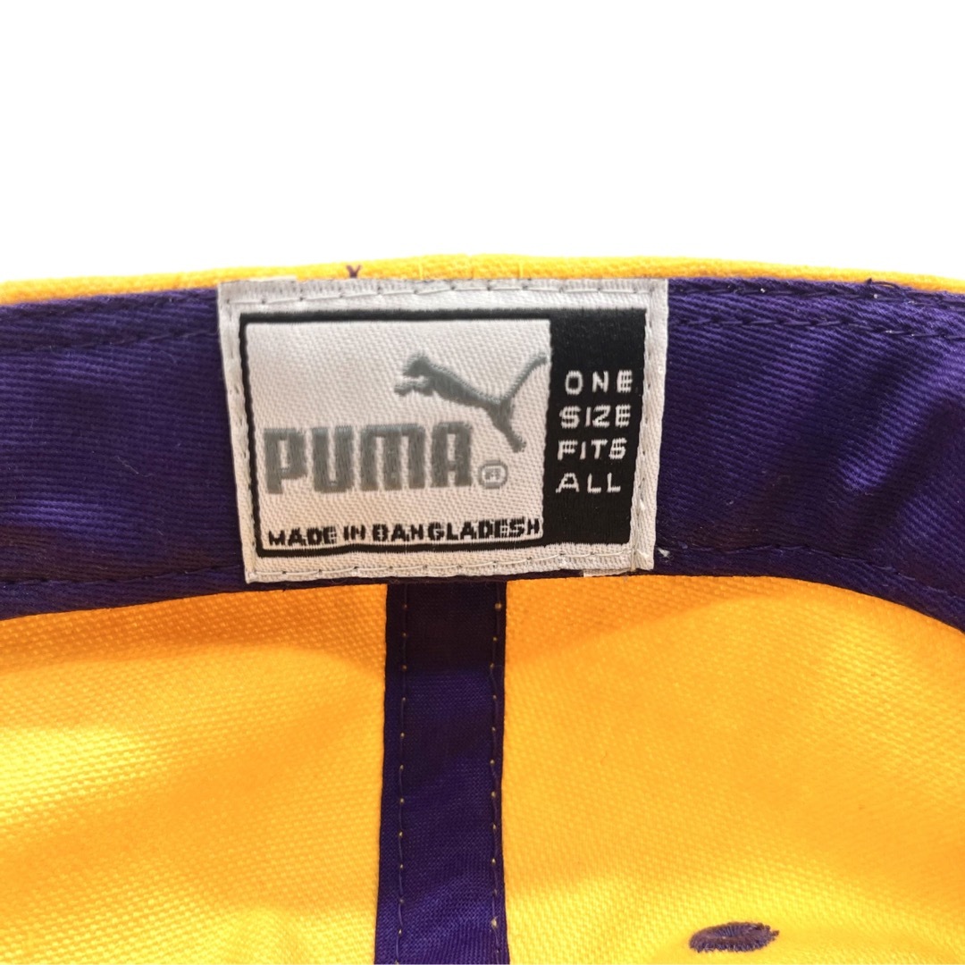 PUMA(プーマ)の90s PUMA製 NFL ミネソタバイキングス チーム刺繍ロゴキャップ メンズの帽子(キャップ)の商品写真