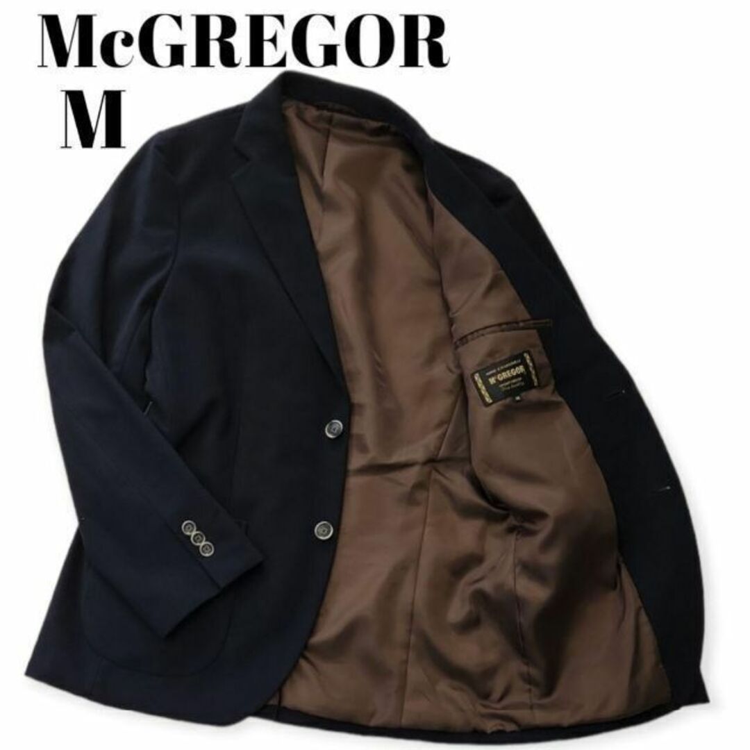 【McGREGOR】マックレガー　テーラードジャケット　紺　M　メンズ