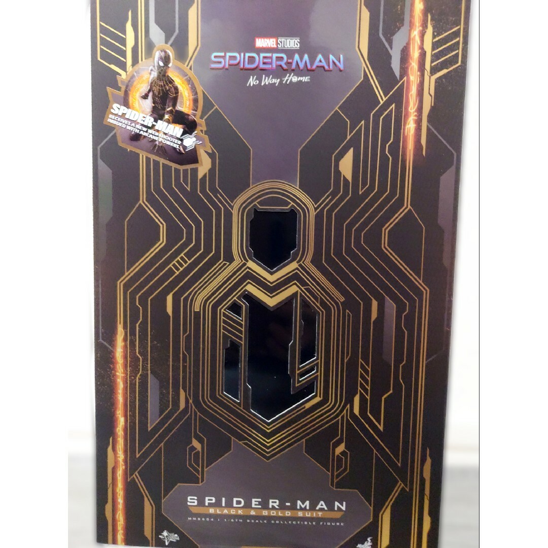 Hot Toys(ホットトイズ)の【週末限定セール】スパイダーマン（ブラック＆ゴールドスーツ版） エンタメ/ホビーのフィギュア(アメコミ)の商品写真