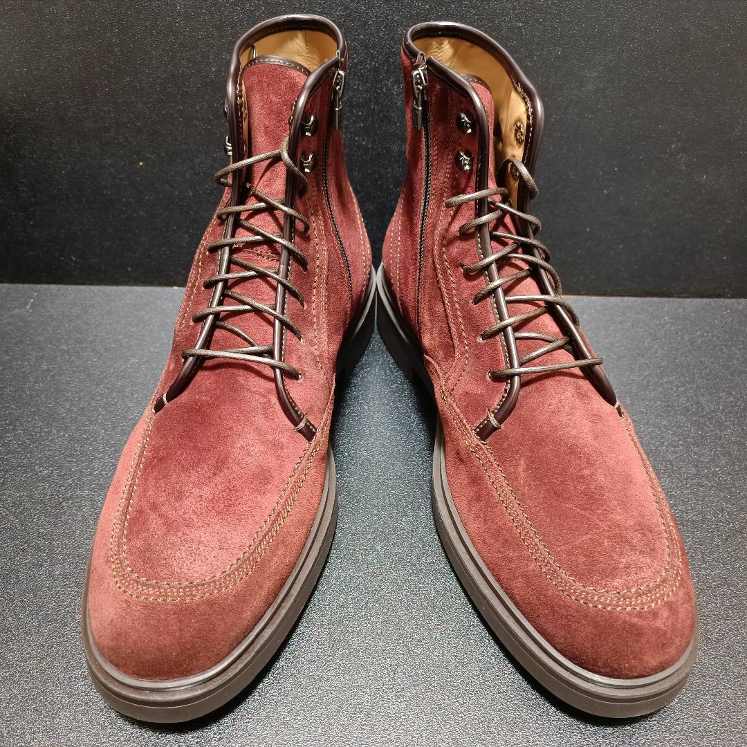 ファビ（FABI）イタリア製レザーブーツ 赤 42 メンズの靴/シューズ(ブーツ)の商品写真