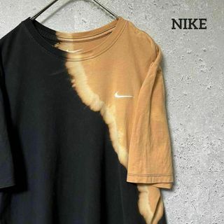 ナイキ(NIKE)のNIKE ナイキ Tシャツ 半袖 ワンポイント オシャレ デザイン 脱色 M(Tシャツ/カットソー(半袖/袖なし))