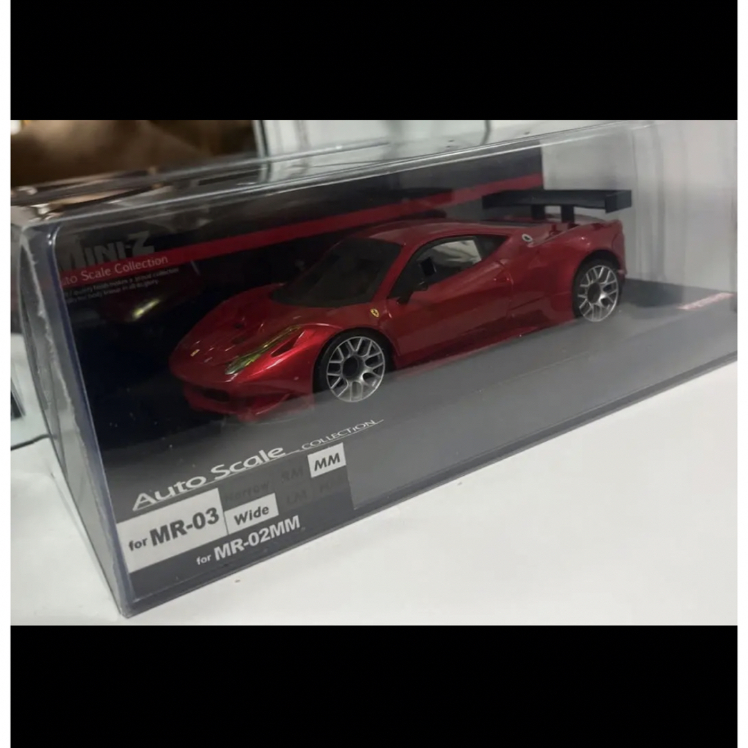 おまけ付き【新品】レッドメタリック　ミニッツ458 Italia GT2