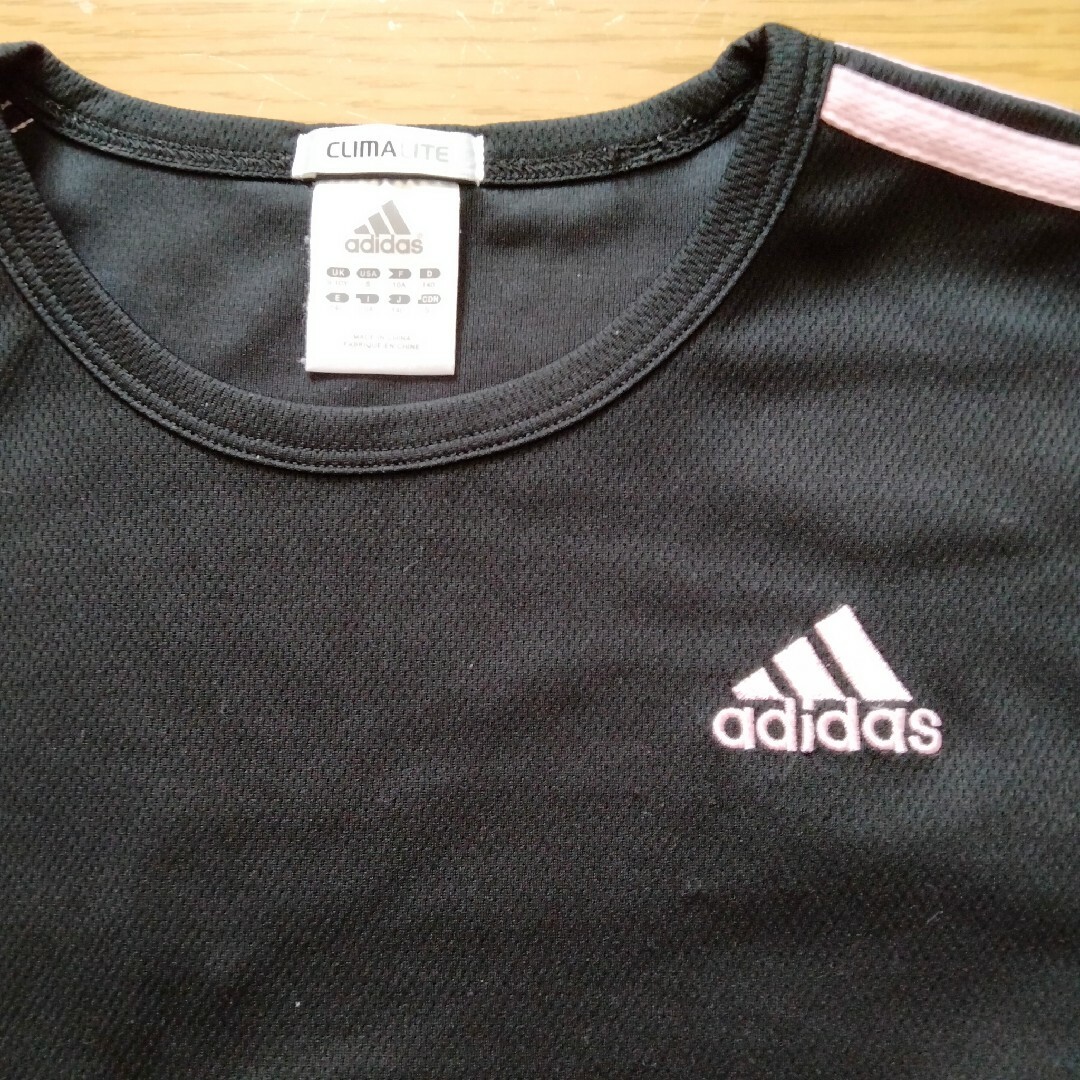 adidas(アディダス)の【140cm】adidas　スポーツTシャツ キッズ/ベビー/マタニティのキッズ服女の子用(90cm~)(Tシャツ/カットソー)の商品写真