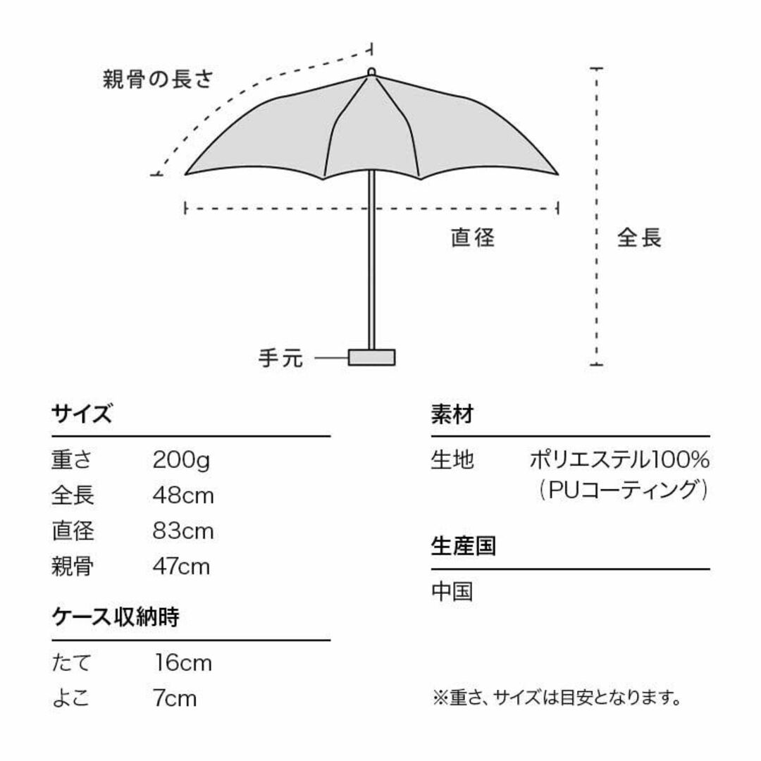 【色:ブラック】Wpc. 日傘 [plantica×Wpc.]フラワープリントタ 2