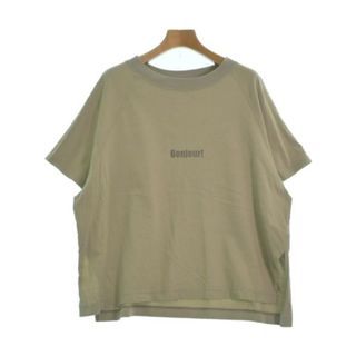 アッパーハイツ(upper hights)のupper hights Tシャツ・カットソー 1(S位) カーキ系 【古着】【中古】(カットソー(半袖/袖なし))