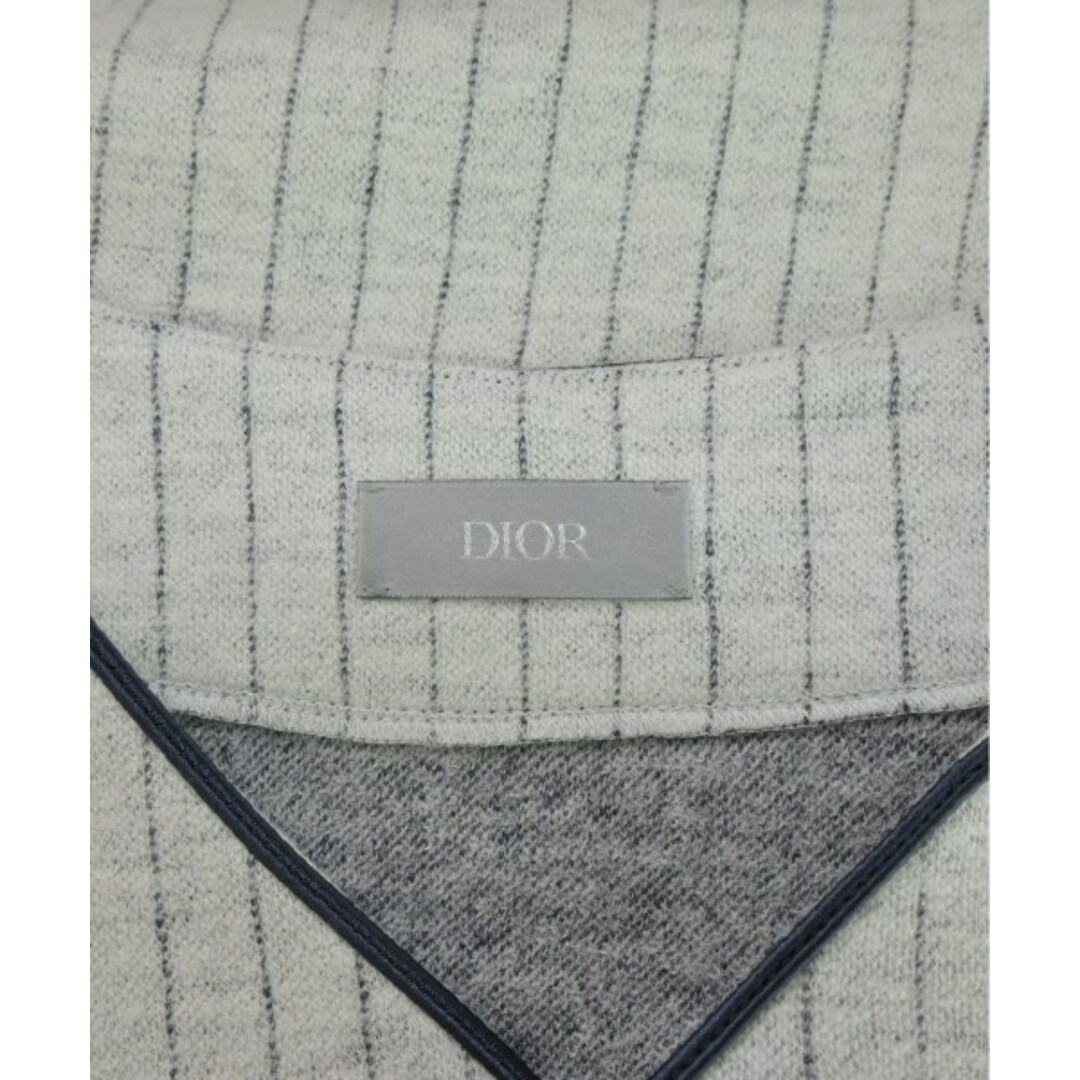 DIOR HOMME(ディオールオム)のDior Homme カジュアルシャツ M グレーx黒(ストライプ) 【古着】【中古】 メンズのトップス(シャツ)の商品写真