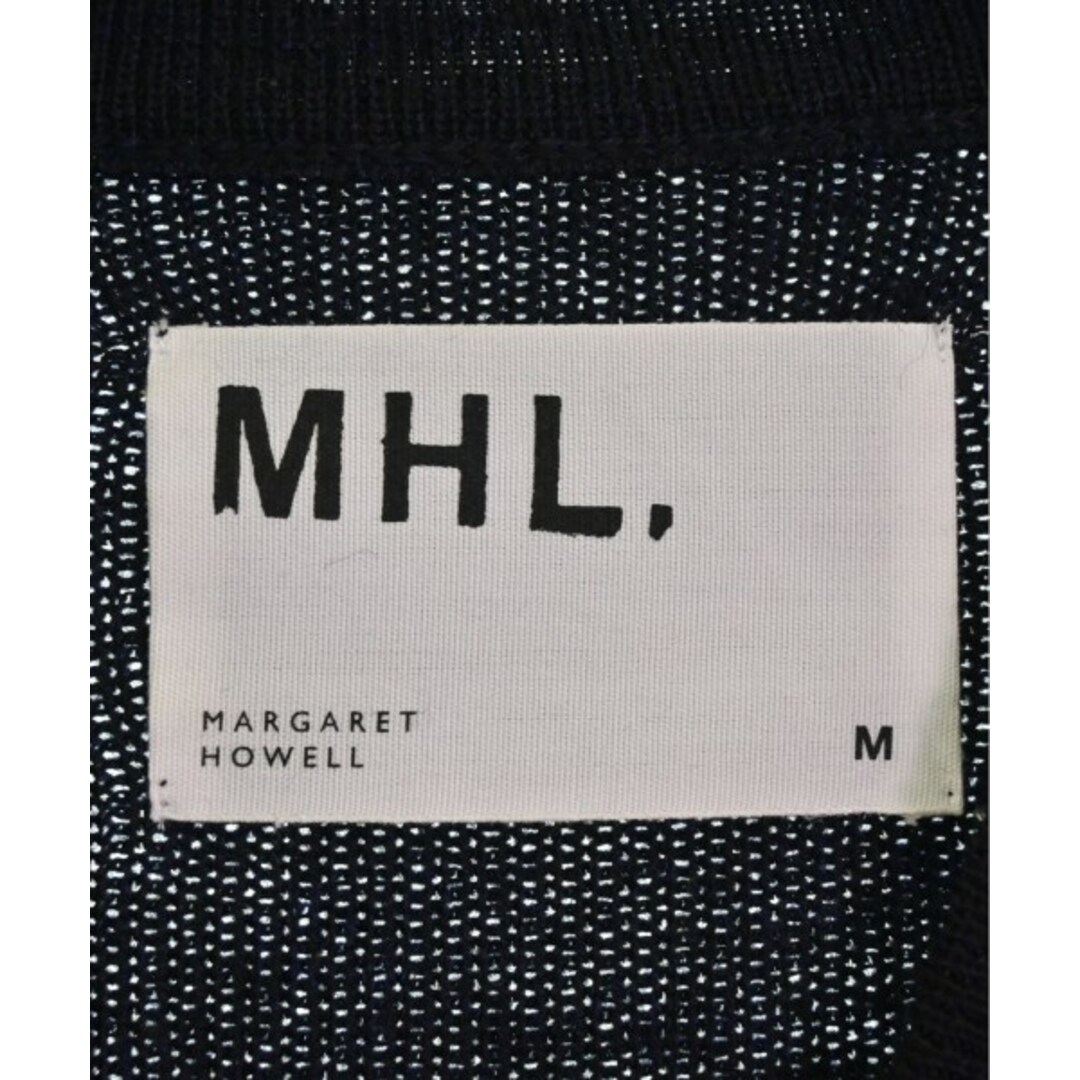 MHL.(エムエイチエル)のMHL. エムエイチエル ニット・セーター M 紺 【古着】【中古】 メンズのトップス(ニット/セーター)の商品写真