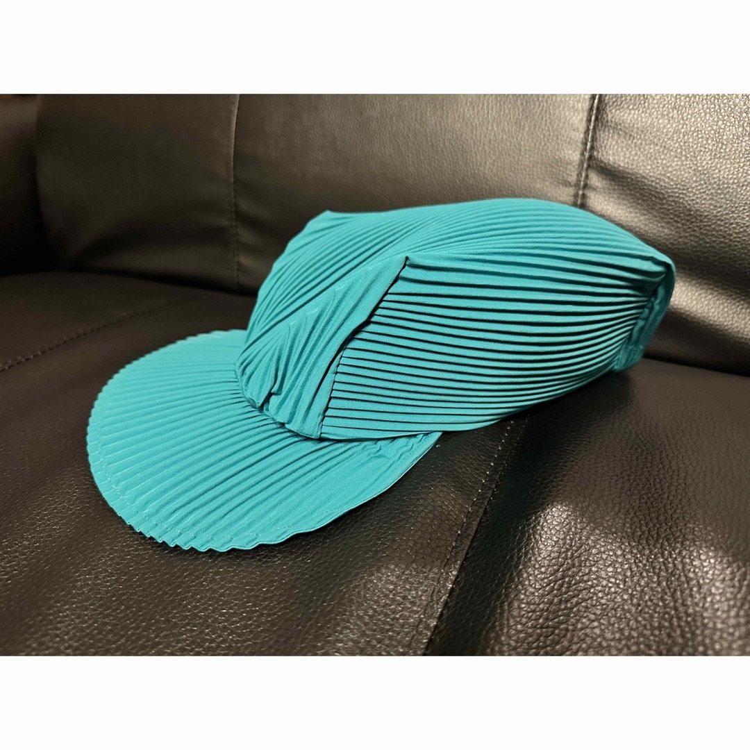 【極美品】PLEATS PLEASE 帽子　シルバーグレー　ツリーデザイン