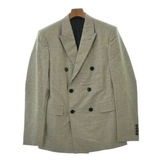 ベルルッティ(Berluti)のBerluti テーラードジャケット 46(M位) ベージュx黒等(チェック) 【古着】【中古】(テーラードジャケット)