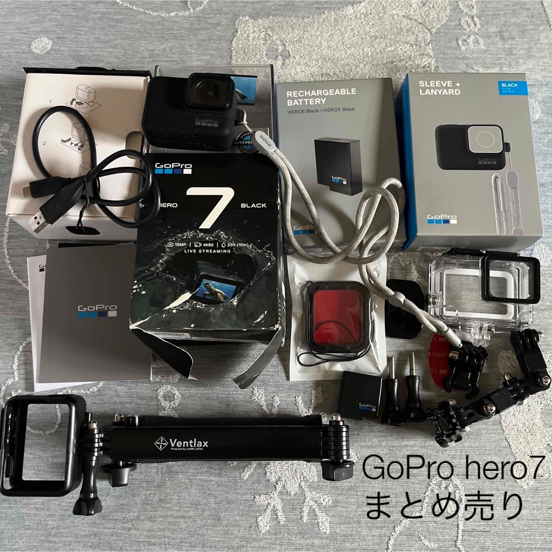 GoPro(ゴープロ)のGoPro hero7 まとめ売り スマホ/家電/カメラのカメラ(コンパクトデジタルカメラ)の商品写真