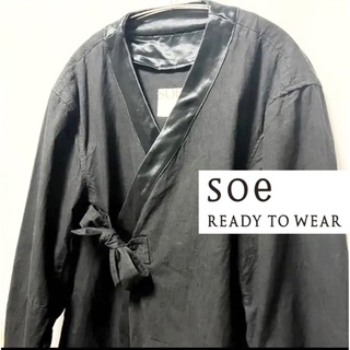 SOE - 【美品】SOEソーイ 後染め韓服風オリエンタルBIGサイズコットンジャケット