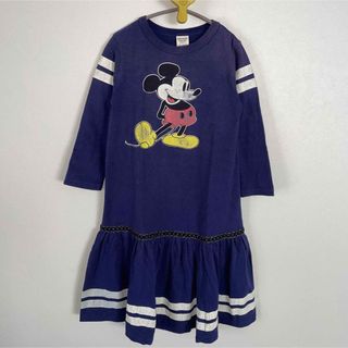 新品未使用デニムダンガリー☆ワンピース140size-