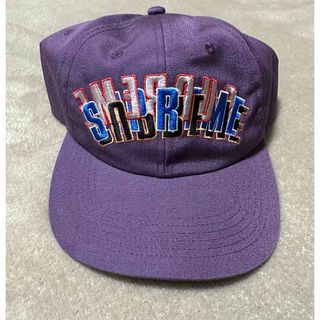 シュプリーム(Supreme)のsupreme cap 帽子　紫(キャップ)