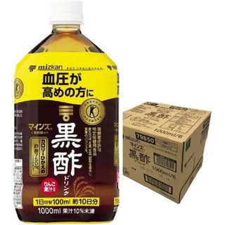 ミツカン マインズ 毎飲酢 黒酢ドリンク 1000ml×6本(ソフトドリンク)