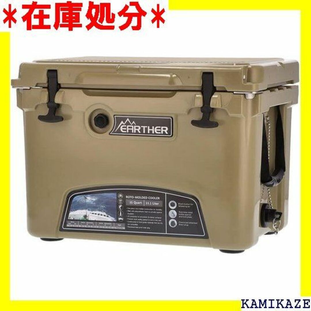 ☆送料無料 クーラーボックス 大型 33.1L 大容量 ハ RTHER 1919