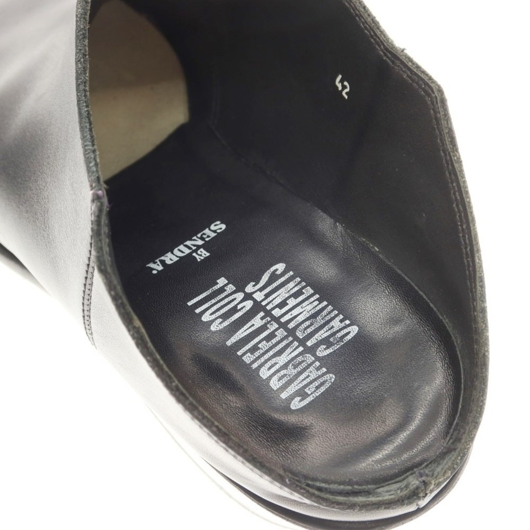 ガブリエラ コール ガーメンツ GABRIELA COLL GARMENTS SENDRA CROPPED BOOTS サンダル ブーツ ブラック【サイズ42】【メンズ】