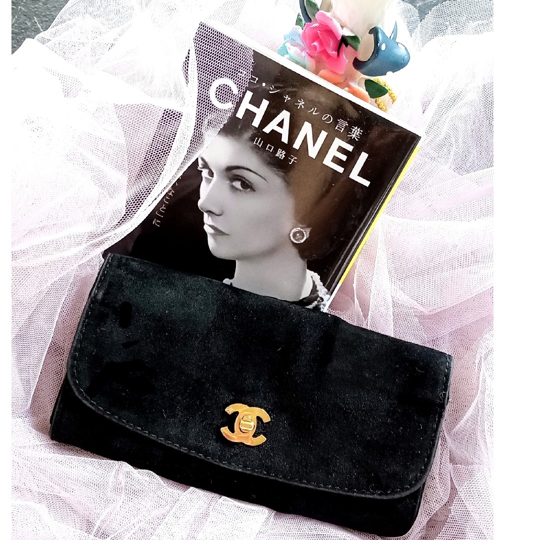シャネル♡CHANEL♡ベロア素材♡ブラシケース♡シャネルロゴ♡ココマーク♡ | フリマアプリ ラクマ