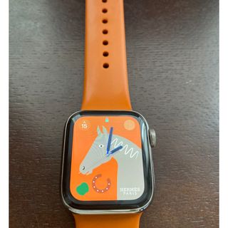 アップルウォッチ(Apple Watch)の【美品】Apple Watch HERMES シリーズ5 40mm(腕時計)