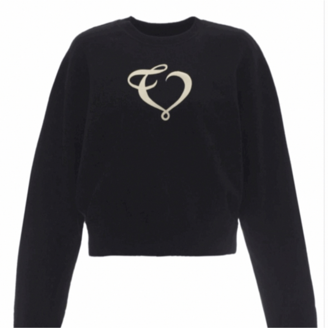 TheVirgins heart velvet logo sweat