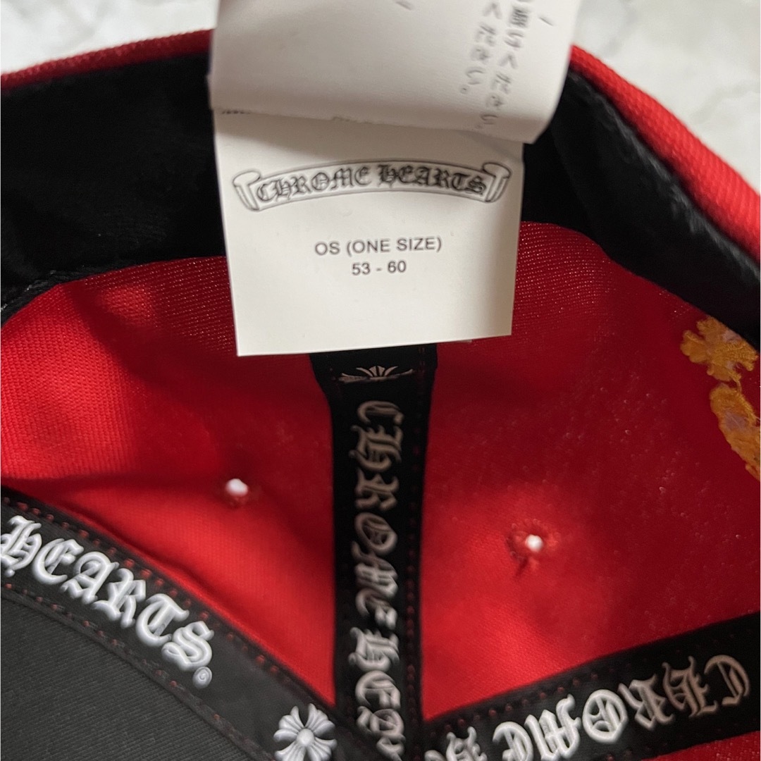 【新品未使用】クロムハーツ Chrome Hearts キャップ 赤 2022
