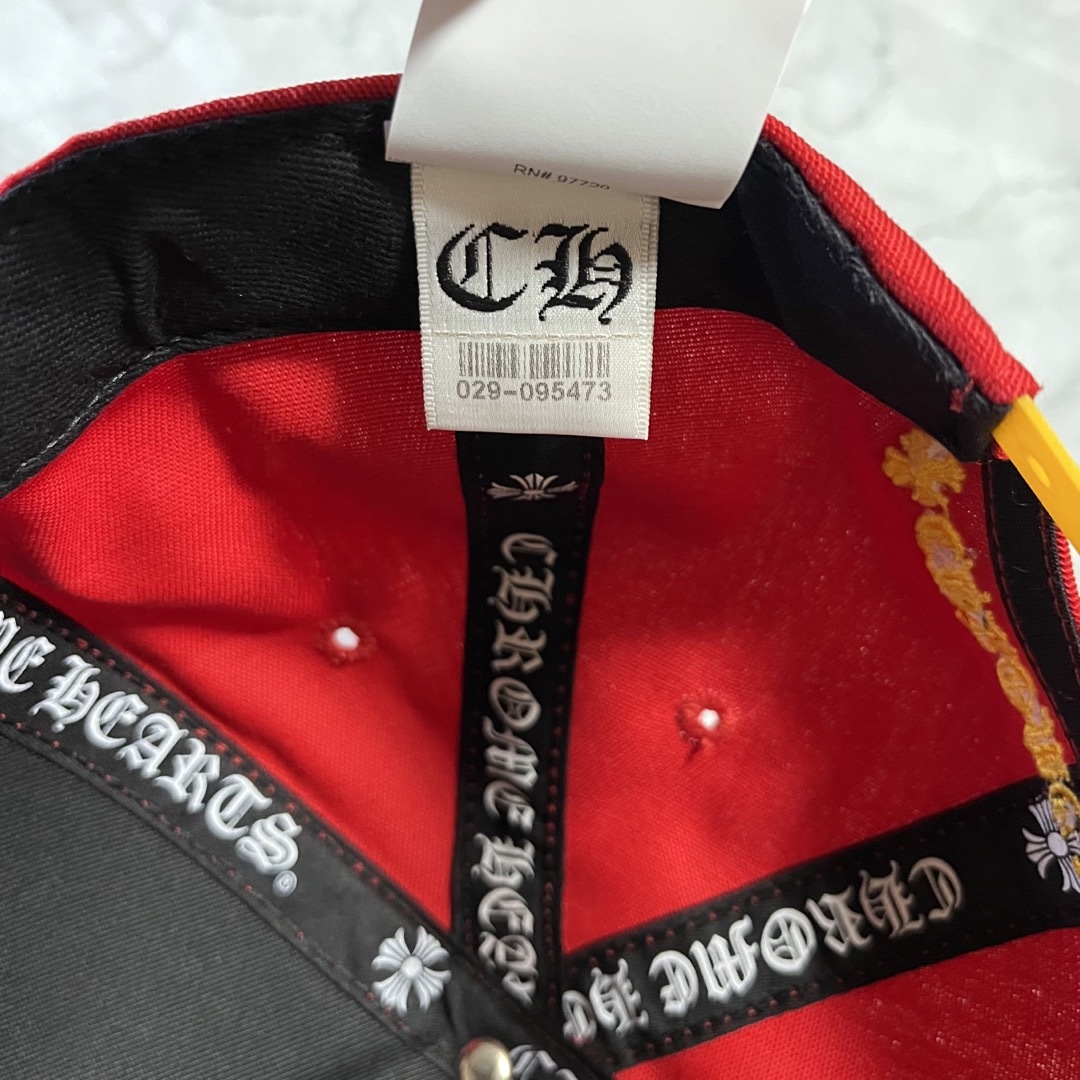 【新品未使用】クロムハーツ Chrome Hearts キャップ 赤 2022