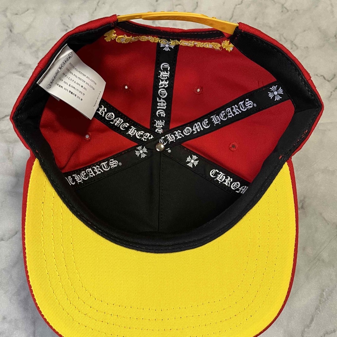 【新品未使用】クロムハーツ Chrome Hearts キャップ 赤 2022